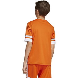Présentation: Adidas Squadra 25 Maillot Manches Courtes Enfants - Orange / Blanc