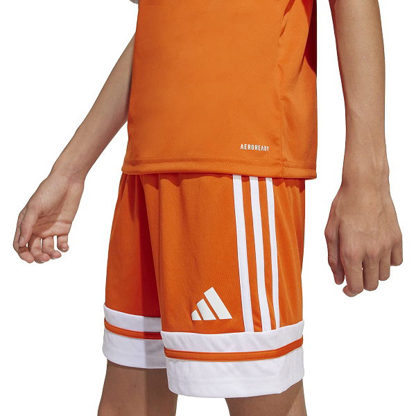 Adidas Squadra 25 Maillot Manches Courtes Enfants - Orange / Blanc