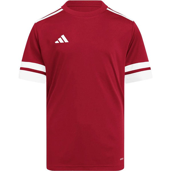 Adidas Squadra 25 Maillot Manches Courtes Enfants - Rouge / Blanc