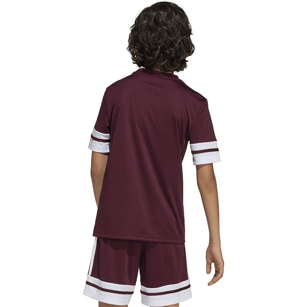 Adidas Squadra 25 Trikot Kurzarm Kinder - Bordeaux / Weiß