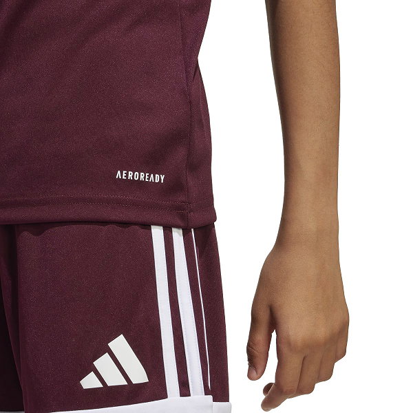 Adidas Squadra 25 Trikot Kurzarm Kinder - Bordeaux / Weiß
