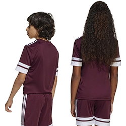 Vorschau: Adidas Squadra 25 Trikot Kurzarm Kinder - Bordeaux / Weiß