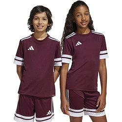 Vorschau: Adidas Squadra 25 Trikot Kurzarm Kinder - Bordeaux / Weiß