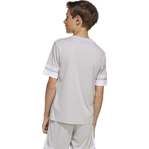 Adidas Squadra 25 Shirt Korte Mouw Kinderen - Grijs / Wit