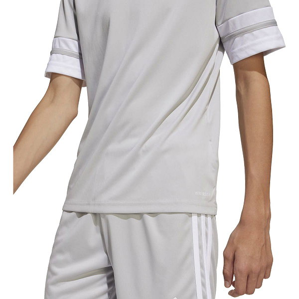 Adidas Squadra 25 Shirt Korte Mouw Kinderen - Grijs / Wit