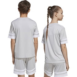 Voorvertoning: Adidas Squadra 25 Shirt Korte Mouw Kinderen - Grijs / Wit
