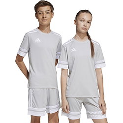 Voorvertoning: Adidas Squadra 25 Shirt Korte Mouw Kinderen - Grijs / Wit