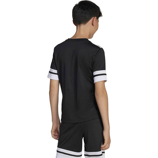 Adidas Squadra 25 Shirt Korte Mouw Kinderen - Zwart / Wit