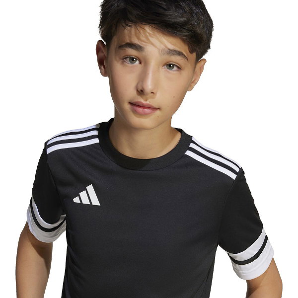 Adidas Squadra 25 Shirt Korte Mouw Kinderen - Zwart / Wit