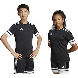 Voorvertoning: Adidas Squadra 25 Shirt Korte Mouw Kinderen - Zwart / Wit