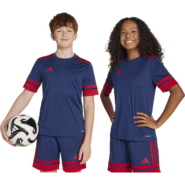Adidas Squadra 25 Shirt Korte Mouw Kinderen - Marine / Rood
