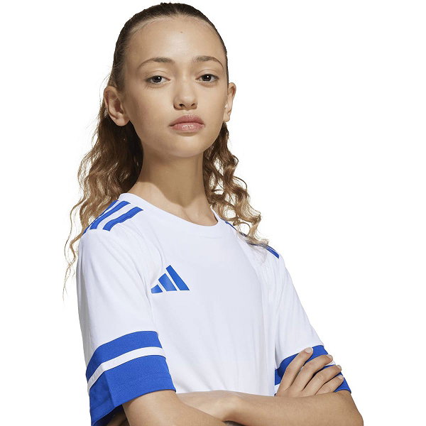 Adidas Squadra 25 Trikot Kurzarm Kinder - Weiß / Royal