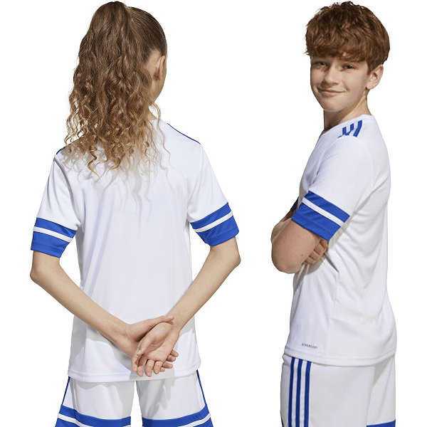 Adidas Squadra 25 Trikot Kurzarm Kinder - Weiß / Royal