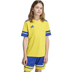 Présentation: Adidas Squadra 25 Maillot Manches Courtes Enfants - Jaune / Noir
