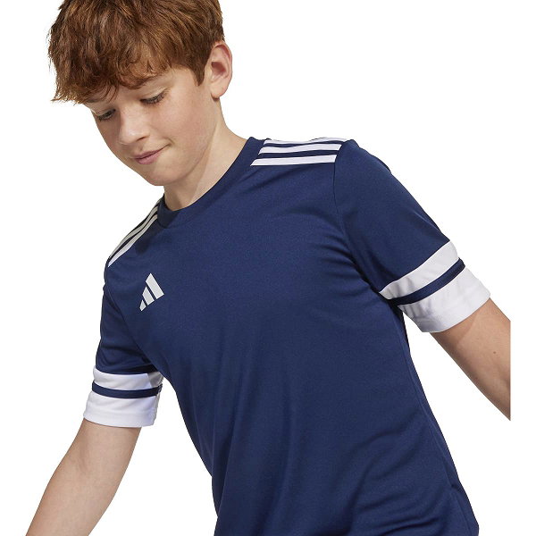 Adidas Squadra 25 Shirt Korte Mouw Kinderen - Marine / Wit