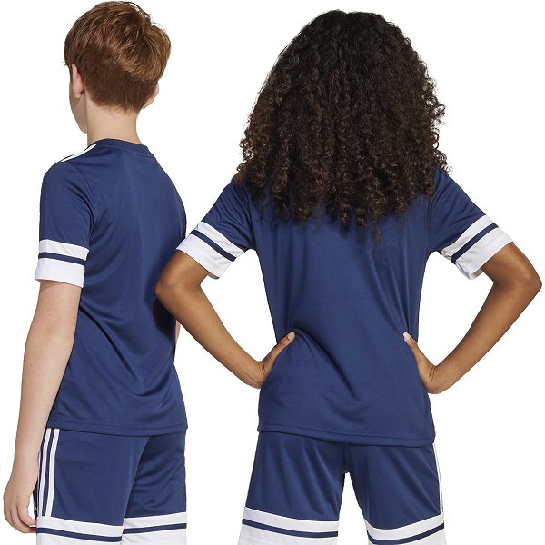 Adidas Squadra 25 Shirt Korte Mouw Kinderen - Marine / Wit