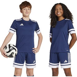 Voorvertoning: Adidas Squadra 25 Shirt Korte Mouw Kinderen - Marine / Wit