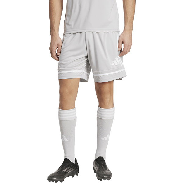 Adidas Squadra 25 Short Hommes - Gris / Blanc