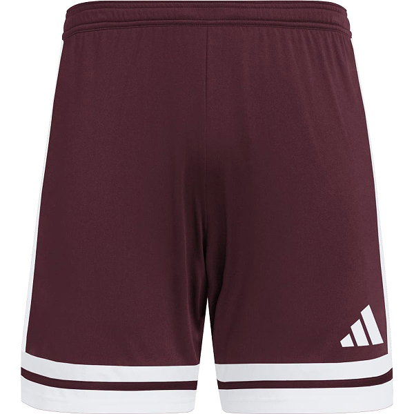 Adidas Squadra 25 Short Hommes - Bordeaux / Blanc