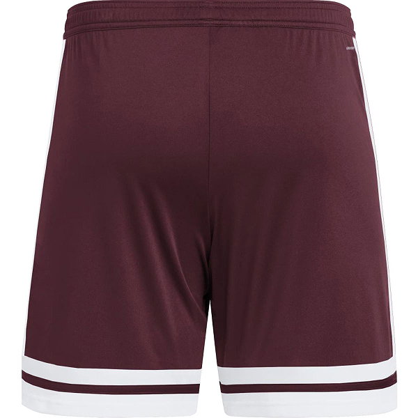 Adidas Squadra 25 Short Hommes - Bordeaux / Blanc
