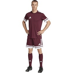 Présentation: Adidas Squadra 25 Short Hommes - Bordeaux / Blanc