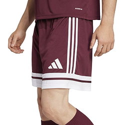 Présentation: Adidas Squadra 25 Short Hommes - Bordeaux / Blanc