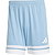 Adidas Squadra 25 Short Hommes - Bleu Ciel / Blanc