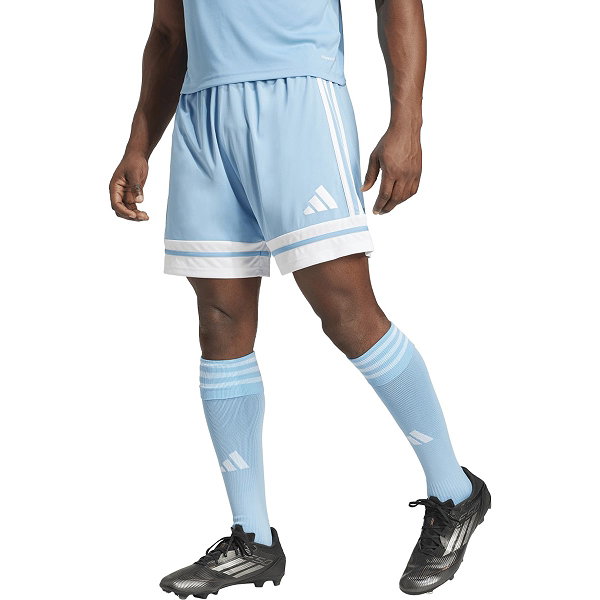 Adidas Squadra 25 Short Hommes - Bleu Ciel / Blanc