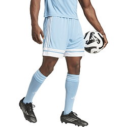 Présentation: Adidas Squadra 25 Short Hommes - Bleu Ciel / Blanc