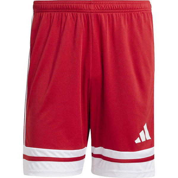 Adidas Squadra 25 Short Hommes - Rouge / Blanc