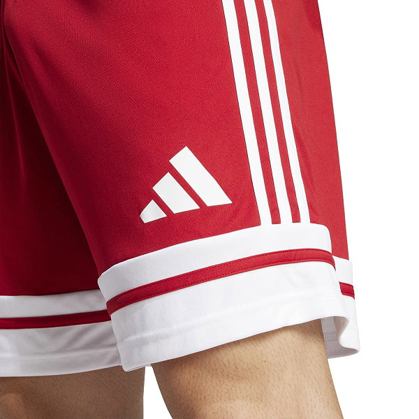 Adidas Squadra 25 Short Hommes - Rouge / Blanc
