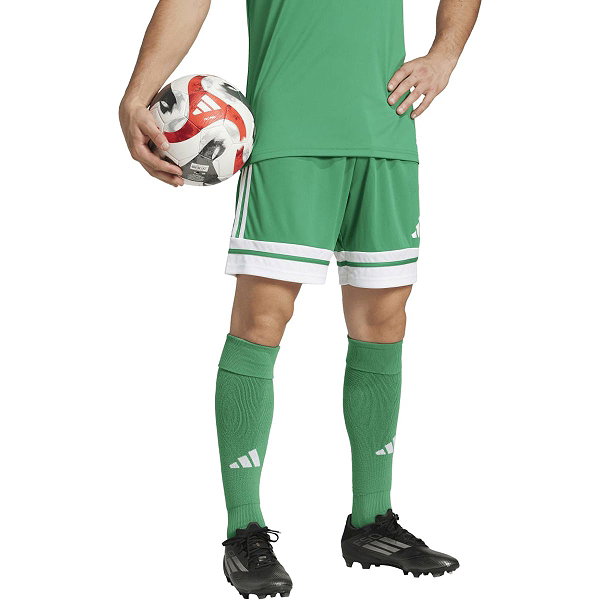 Adidas Squadra 25 Short Heren - Groen / Wit