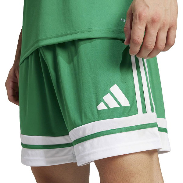 Adidas Squadra 25 Short Heren - Groen / Wit