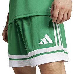 Voorvertoning: Adidas Squadra 25 Short Heren - Groen / Wit