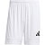 Adidas Squadra 25 Short Hommes - Blanc