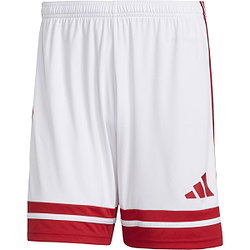 Adidas Squadra 25 Short Hommes - Blanc / Rouge