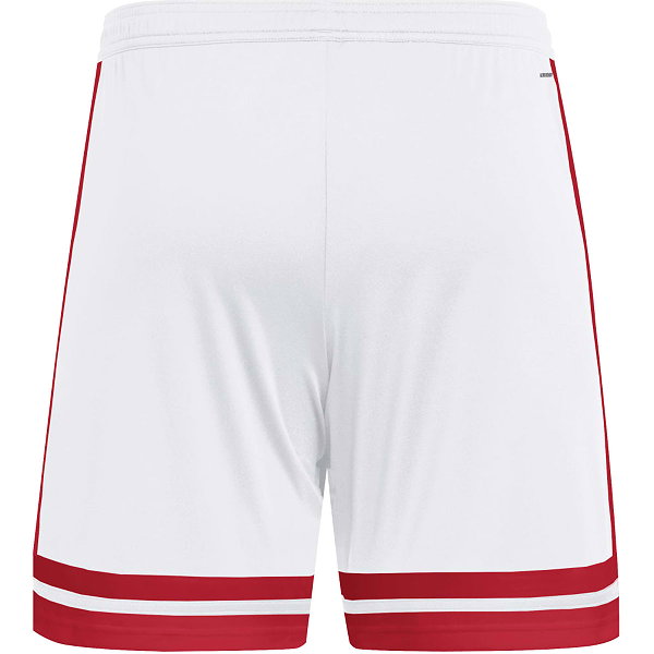 Adidas Squadra 25 Short Hommes - Blanc / Rouge