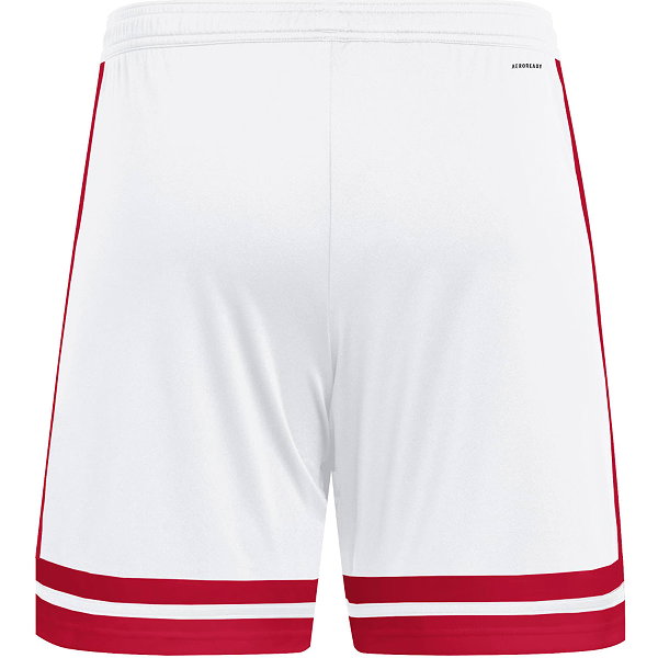 Adidas Squadra 25 Short Hommes - Blanc / Rouge