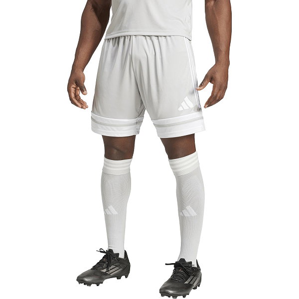 Adidas Squadra 25 Short Hommes - Gris / Blanc