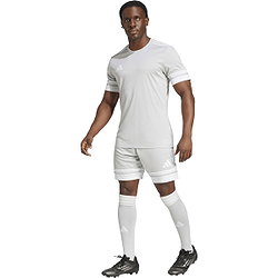 Présentation: Adidas Squadra 25 Short Hommes - Gris / Blanc