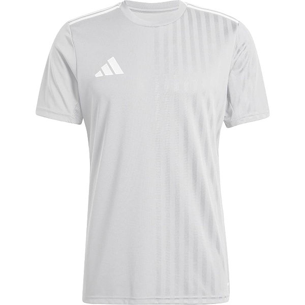 Adidas Campeon 25 Maillot Manches Courtes Hommes - Gris / Blanc