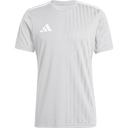 Présentation: Adidas Campeon 25 Maillot Manches Courtes Hommes - Gris / Blanc