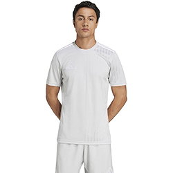 Présentation: Adidas Campeon 25 Maillot Manches Courtes Hommes - Gris / Blanc
