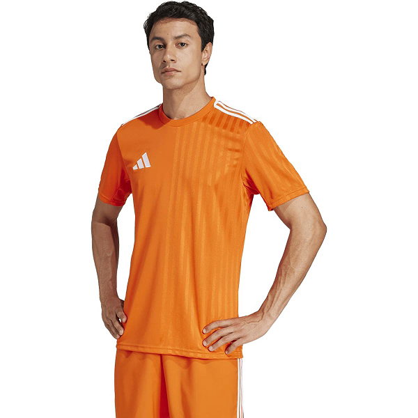 Adidas Campeon 25 Shirt Korte Mouw Heren - Oranje / Wit