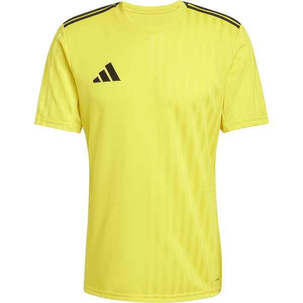 Adidas Campeon 25 Maillot Manches Courtes Hommes - Jaune / Noir