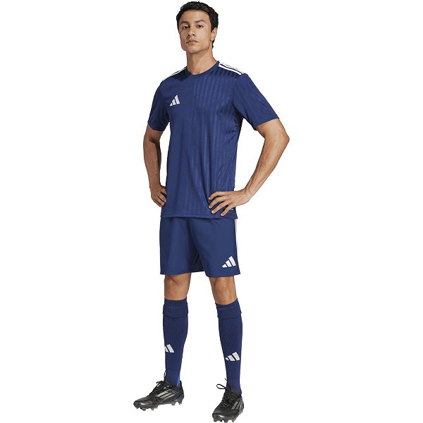 Adidas Campeon 25 Maillot Manches Courtes Hommes - Marine / Blanc