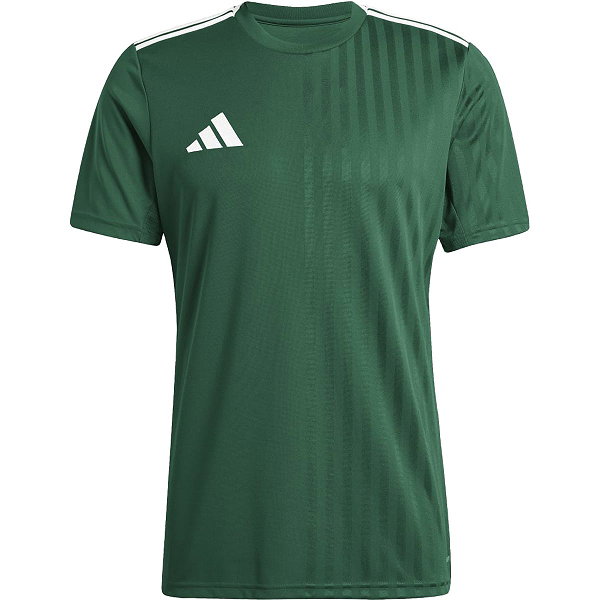 Adidas Campeon 25 Maillot Manches Courtes Hommes - Vert Foncé / Blanc