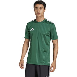 Présentation: Adidas Campeon 25 Maillot Manches Courtes Hommes - Vert Foncé / Blanc