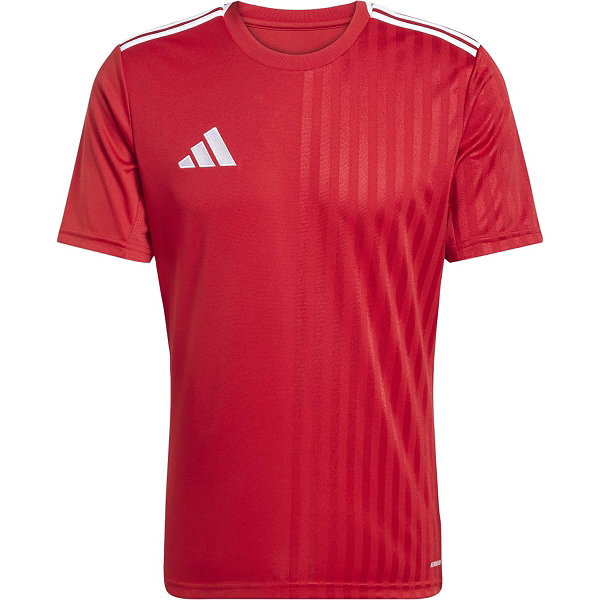 Adidas Campeon 25 Maillot Manches Courtes Hommes - Rouge / Blanc