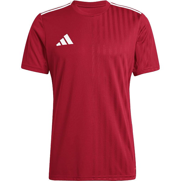Adidas Campeon 25 Maillot Manches Courtes Hommes - Rouge / Blanc